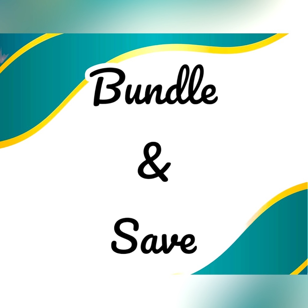 😊 Always Bundle to Save ☝️